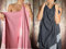 Happy Towels Hamamtuch 2-Stück Packung | Badetuch | Saunatuch | Extra Lang & Weich Gewebt | 210 cm x 95 cm | 60% Tencel™ Lyocell und 40% Baumwolle | Fairtrade (Schwarz und Rosa, 2)