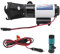 CHICIRIS Pompe Broyeuse RV, Pompe à DéChets 12 V RV Pompe à Eau Usée Auto-Amorçante avec Port de DéCharge de Tuyau D'arrosage pour éGout de Toilette de Remorque Marine de Bateau, 45 LPM 12 GPM