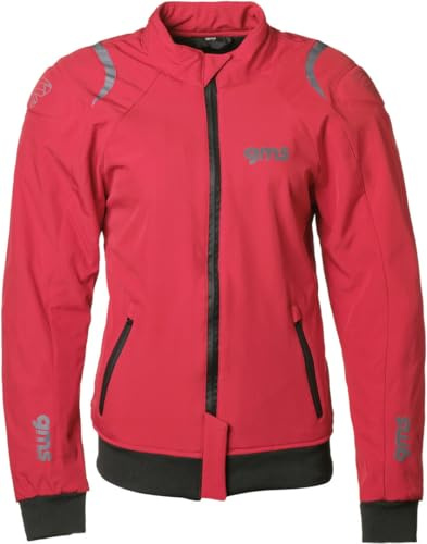 gms Falcon Damen Motorrad Textiljacke, rot, XL