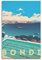 YIBIN Bondi Beach Vintage-Poster, dekoratives Gemälde, Leinwand, Wandposter und Kunstbild, modernes Familien-Schlafzimmer, Dekoration, Poster, 20 x 30 cm