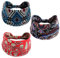 Boho Stirnband Damen Boho Stirnbänder Blumen Headwraps Vintage Haarband Elastischer Kopftuch für Damen und Mädchen (3 Stück), 14023