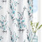 MYSKY HOME Wohnzimmer Vorhang Thermovorhang Kinderzimmer Vorhänge Drucken mit Ösen Gardinen Fenster 2er Set Modern Schlafzimmer Gardine,H 160 X B 132 cm,Blau-Grün.