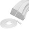 Estresen Striscia Sigillante in Schiuma di Silicone 15mm x 20mm, Striscia Bianca Quadrata in Spugna Morbida per Fai da Te, Tubi in Schiuma per Sigillare Porte e Finestre Lunghezza :2 Metros