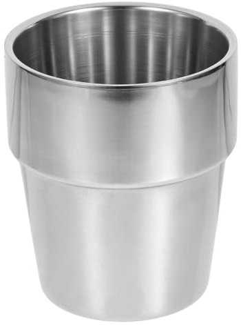 Cabilock Vasos De De Acero Inoxidable Recipiente Para Beber Para Acampar Libre Taza De Té Vaso De Whisky Tiradores De Metal Irrompibles Para Whisky Tequila Licores