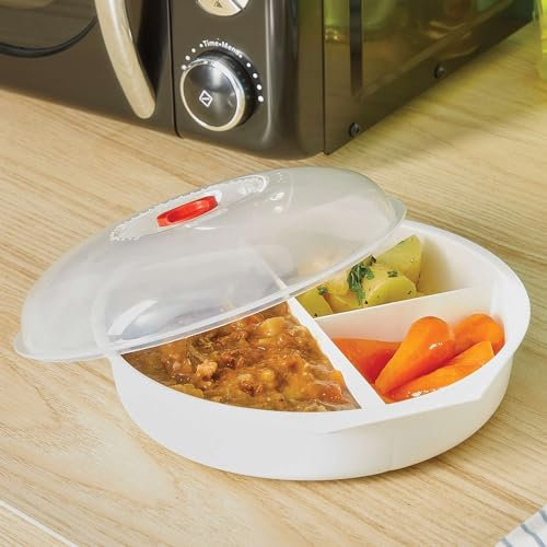 Sectioned Microwave Casserole Dish