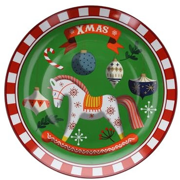 Tognana Toys Green, Piatto panettone 31 cm, porcellana, multicolor