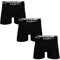 OddBalls | Mens Bamboo Boxers Multipack | 3 Pack | Anti Chafing | Mens Underwear | Moisture Wicking Fabric | Elastic Waistband | Classic Black Bundle | Medium