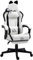 HOMCOM Silla Gaming con Orejas Silla Gamer Reclinable 135° con Altura Ajustable Reposapiés Retráctil Soporte Lumbar y Reposacabezas Desmontable Silla para Oficina Estudio Blanco