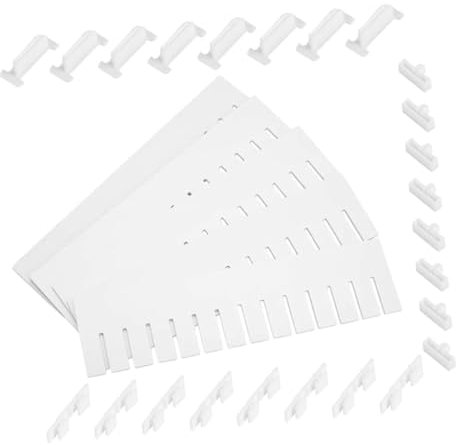Levemolo 1satz Verstellbaren -schubladenteiler Für Effektive Aufbewahrung Organizer Für Unterwäsche Socken Kosmetik Und Haushaltsartikel Mit Steckverbindungen Und Klammern