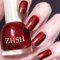 Glitter Nail Varnish - Wine Red Glitter Nail Polish - Long Lasting & Quick Dry Nail Polish - Glitter Nail Varnish Burgundy for DIY Nail Art Manicure at Home