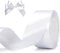 Satinband Weiß - Geschenkband Breit 5cm x 22m - Schleifenband Weihnachten - Geschenkschleife - Seidenband - Geschenkband Hochzeit - White Band (Weiß)