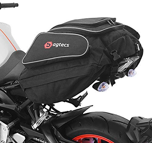 Hecktasche Gepäck-Tasche Motoroller Motorradgepäck für sozius hinten schwarz