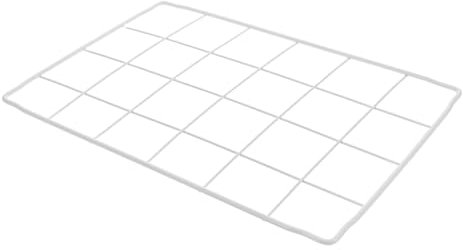 PartyKindom Freezer Divider Grid Chest Freezer Basket for Ice Pops Adjustable Dividers Ventilated Grid Design for Refrigerator Baskets and Food Beverage Organization in Fridge Shelf