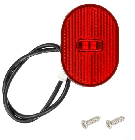 Homeponnew Elektroroller LED Brems-Rücklicht Ersatz Rückleuchte Montage Kompatibel für Xiaomi 4 Pro 4 Lite Scooter Sicherheitslicht