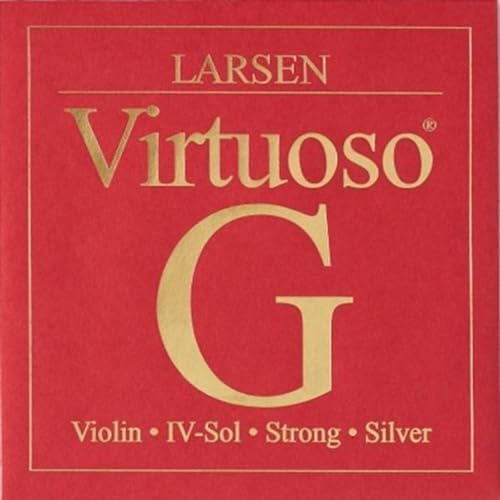 Larsen Strings Violin Strings Virtuoso G Silver single string Multi-Filament Nylon strong - Tension 4,9kg / 10.8lbs