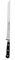 Arcos Serie Lyon - Schneidmesser | Schinkenmesser | Messer Klinge aus NITRUM geschmiedetem Edelstahl 240 mm - HandGriff Polyoxymethylen (POM) - Farbe Schwarz