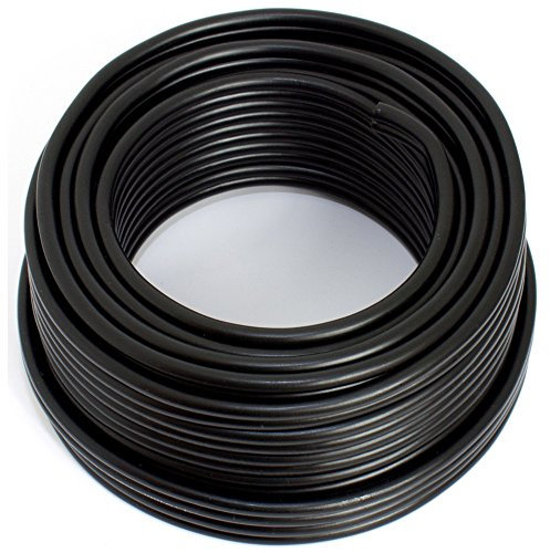Lautsprecherkabel 2x4,00mm2 - 10m - schwarz - CCA - Audiokabel - Boxenkabel