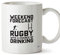 Hippowarehouse Weekend Forecast Rugby with a Chance of Drinking Printed Mug Cup Ceramic 10oz