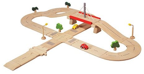Plan Toys Plan City houten speelstad weg Wegen set deluxe