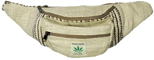 Gürteltasche aus Hanf Ethno 1 bunt Bauchtasche Hüfttasche