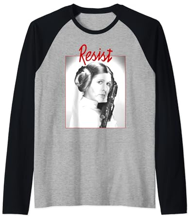 Star Wars Princess Leia RESIST Profile Poster Raglan