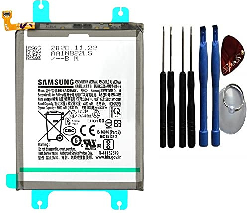 Original Samsung Ersatz-Akku Accu für Samsung Galaxy A72 A725F/ A42 A426B Batterie 5000mAh mit Klebestreifen Inkl. Einbauwerkzeug