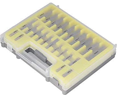 Spiralbohrer, Bohrer-Set, 150-teilig, manuelle Werkzeuge mit Kunststoffbox, für die Uhrenherstellung, zum Basteln für die Elektronik