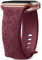 Mastten Intagliato Fiore Cinturino Compatibile con Cinturino Apple Watch 40mm 38mm 41mm Donna, Morbido Silicone Elegante Modello Rosa Cinturino per Apple watch series 9 8 7 6 5 4 3 2 1 SE, Vino Rosso