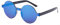 Alsino Sonnenbrille Herzbrille Fun-Brille Party Brille Photo-Booth Hippie, Einheitsgröße für Damen und Herren – (F-071) verspiegelt blau