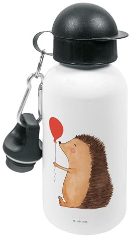 Mr. & Mrs. Panda Kindertrinkflasche Igel Luftballon - Geschenk, Wasserflasche, Geburtstagskind, Lustige Sprüche, Edelstahl Trinkflasche, Happy Birthday, Thermoflasche, Glückwunsch, Geburtstag, Ballon