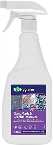 BioHygiene Gum, Mark & Graffiti Remover 750ml Spray (6 x 750ml)