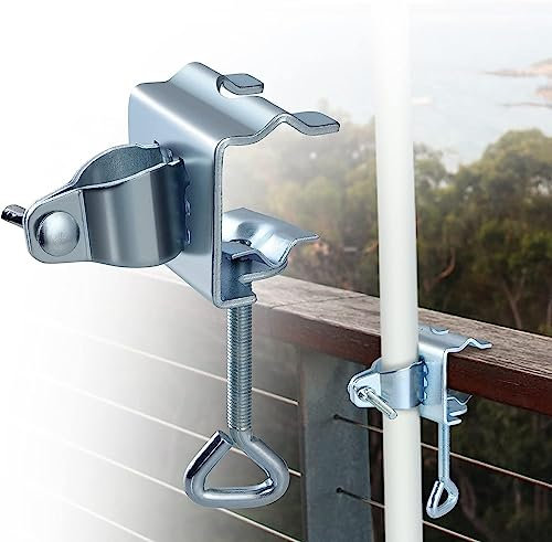 1 pièce Pince de table,Support de Parasol, Fixation de Parasol pour Table,parasol pour balustrade de balcon ou table