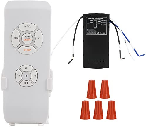 220V Wireless Fan Controller 10A Ceiling Fan Lamp Remote Control Kit with Receiver Timing Switch Home Smart Controlling RF433 PC
