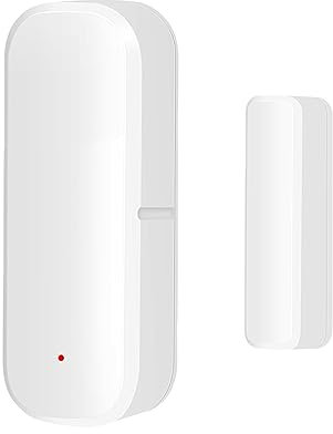 Sensore WiFi Smart per porte e finestre, allarme rilevatore wireless di porte e finestre,Smart Sensore di contatto per porte e finestre per la sicurezza domestica compatibile Alexa/Google Home,1Pack