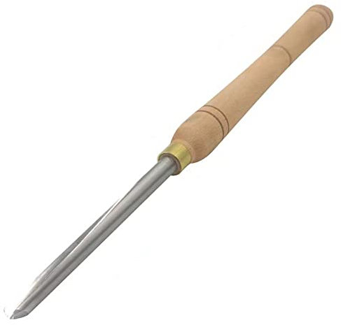 Bowl Gouge for Wood Lathe, Wood Turning Tools with Hardwood Handle, 5/8 Bowl Gouge, 1/2 Fingernail Spindle Gouge and 5/16 Spindle Roughing Gouge Woodturning Tools,1/2