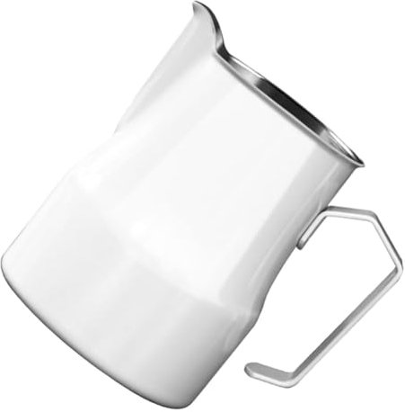 KOMBIUDA pot à lait cuiseur vapeur cafetière blanche cruche à café conteneurs de stockage de sauce pichet à café concentré tasse de lait Métal récipient Tasse à mesurer Acier inoxydable