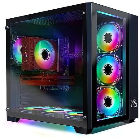 STGsivir ,PC Gaming,Ordenador de sobremesa Core I7,11700KF up to 5.0GHz,GeForce RTX 3060 Ti 8GB GDDR6,32GB RAM,2T SSD,WiFi,BT 5.0,6Fans,Windows 11 H64