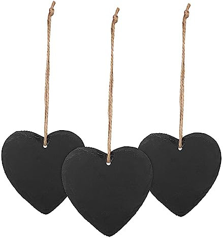 BUGUUYO 3st Schiefertafeln Zum Beschriften Schiefer-tags Schieferanhänger Zum Aufhängen Pflanzgefä ßanhänger Aus Schiefer Anlage Etiketten Schiefer-namensschilder Aufkleber Pflanze Karaffe