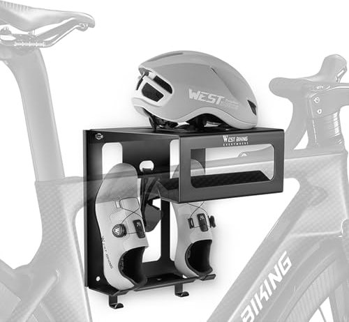 MIDINGCHAI Fahrrad Wandhalterung, Wandhalterung Fahrradträger, Fahrradhalterung Wand, auch als stabile Fahrrad Reparaturständer Nutzbar, Tragkraft bis zu 30 KG, für Helm Patronen und Schuhen