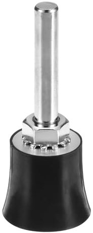 sourcing map 1 Disc Pad Holder Quick Change Discs 1/4 Shank Holder Mandrel for Die Grinder Sanding and Conditioning Discs, Black