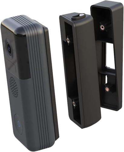 XTU Doorbell Angle Mount Adjustable (25° to 50°) Angle Mount, Mounting Plate Bracket, Wedge Conor, Angle Adjustment Adapter, for XTU J9/J10 Doorbell Camera