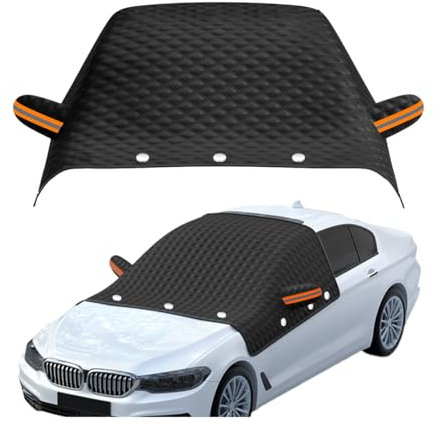 CGEAMDY Verdicken Faltbar Auto Windschutzscheibenabdeckung Winter Gegen EIS Frost Staub, Frontscheibenabdeckung Scheibenabdeckung Auto Winter Frostabdeckung, Frontscheibenabdeckung Winter(Upgrade)