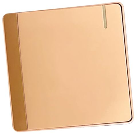 Generic Door Bell Ringer Button Peephole Doorbell Button Wired Chime Hanging Door Locks Doorbell Mount Switch Exit Stop Portable Door Bell Catch Doorbells Push Buttons Shut PC Rose Gold