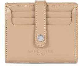 Lancaster | Paris PM - Porte-Cartes Cuir de Vachette Lisse Beige foncé