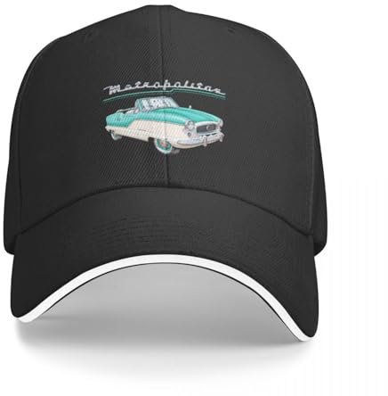 CWCMZDH Baseballmütze Basecap Nash Metropolitan Green Car Classic Baseball Cap Westernmütze Luxusmütze Anime Mütze Golf Damen Herren