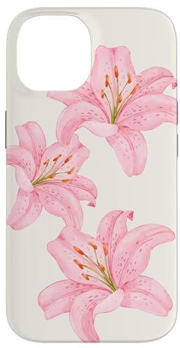 Lily Summer Flower Trendy Blooming Tiger Lily Lover Case for iPhone 14