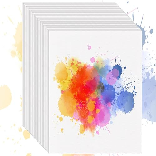 Kievano Bloc Papel Acuarela A4 230g/m² – 50 Hojas de 100% Pulpa de Algodón – Textura Doble Cara, Libre de Ácido – Ideal para Acuarela, Gouache y Acrílico – Artistas y Estudiantes