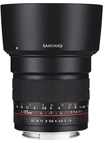 Samyang SY85M-C 85 mm F1.4 Festobjektiv für Canon