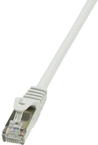 Logilink CP1072S RJ45 Netzwerkkabel, Patchkabel CAT 5e F/UTP 5.00m Grau, 3 Stück