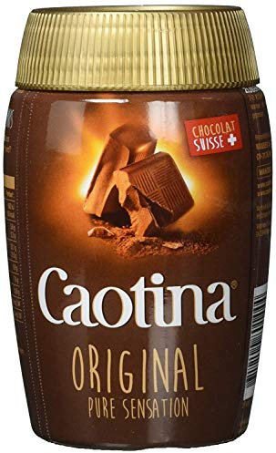 Caotina Original, 2er Set, Kakaopulver mit Schweizer Schokolade, Heiße Schokolade, Trinkschokolade, UTZ Certified, Dose, 200g